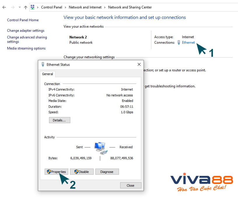 Cách đổi DNS trên Window bước 3